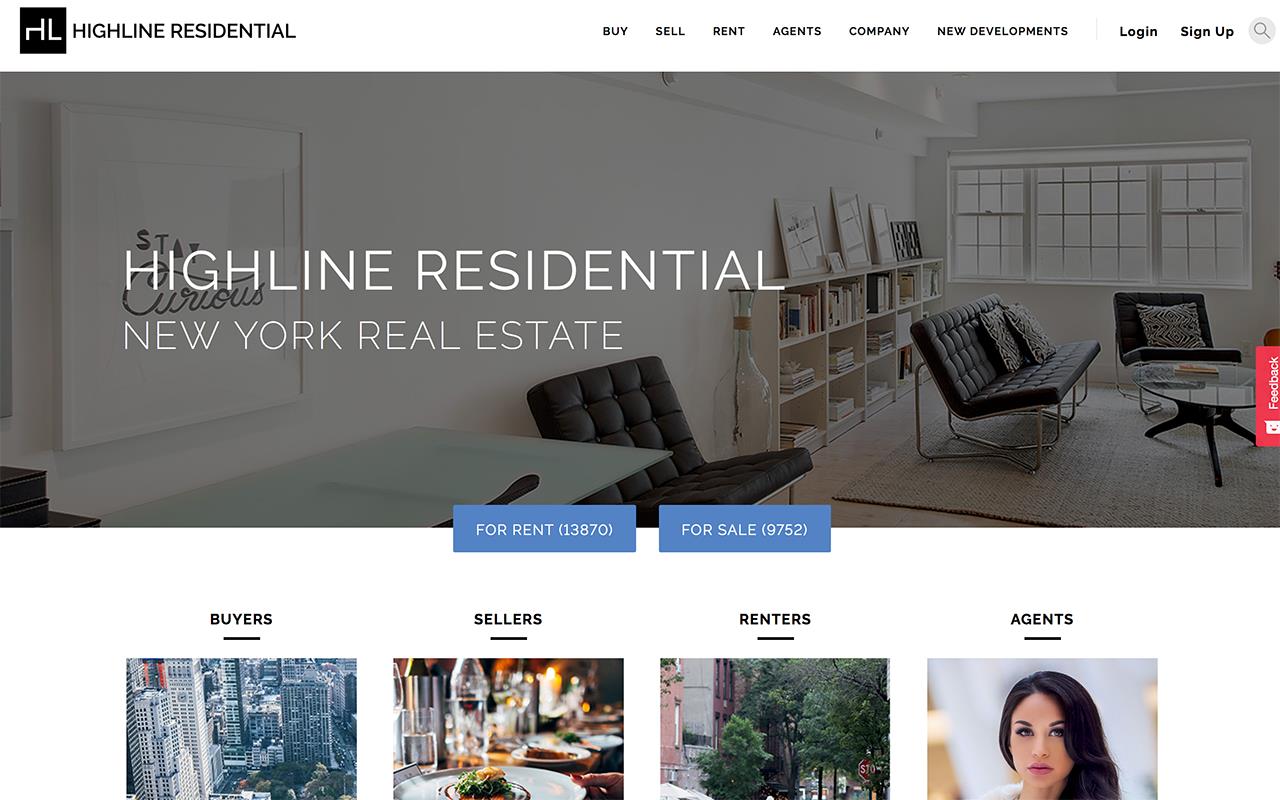 HL Residential - Real Estate Website